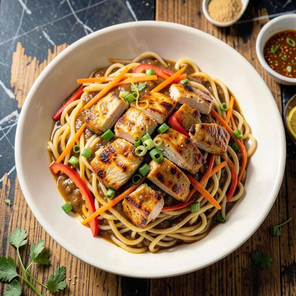 Chicken Singapore Noodles Recipe: Curry-Spiced Wok-Fried Delight