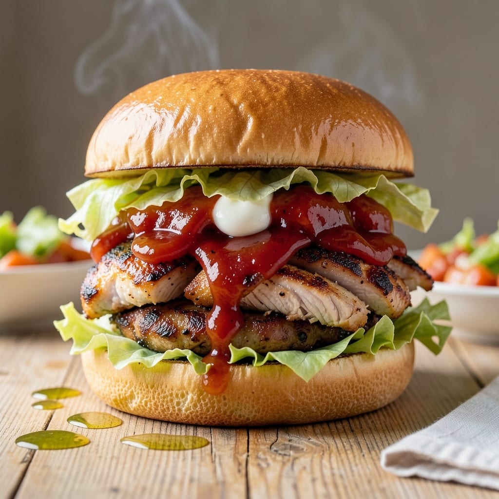 Smoked Chicken Sandwich Recipe: Smoky Backyard Flavor in Warm Brioche