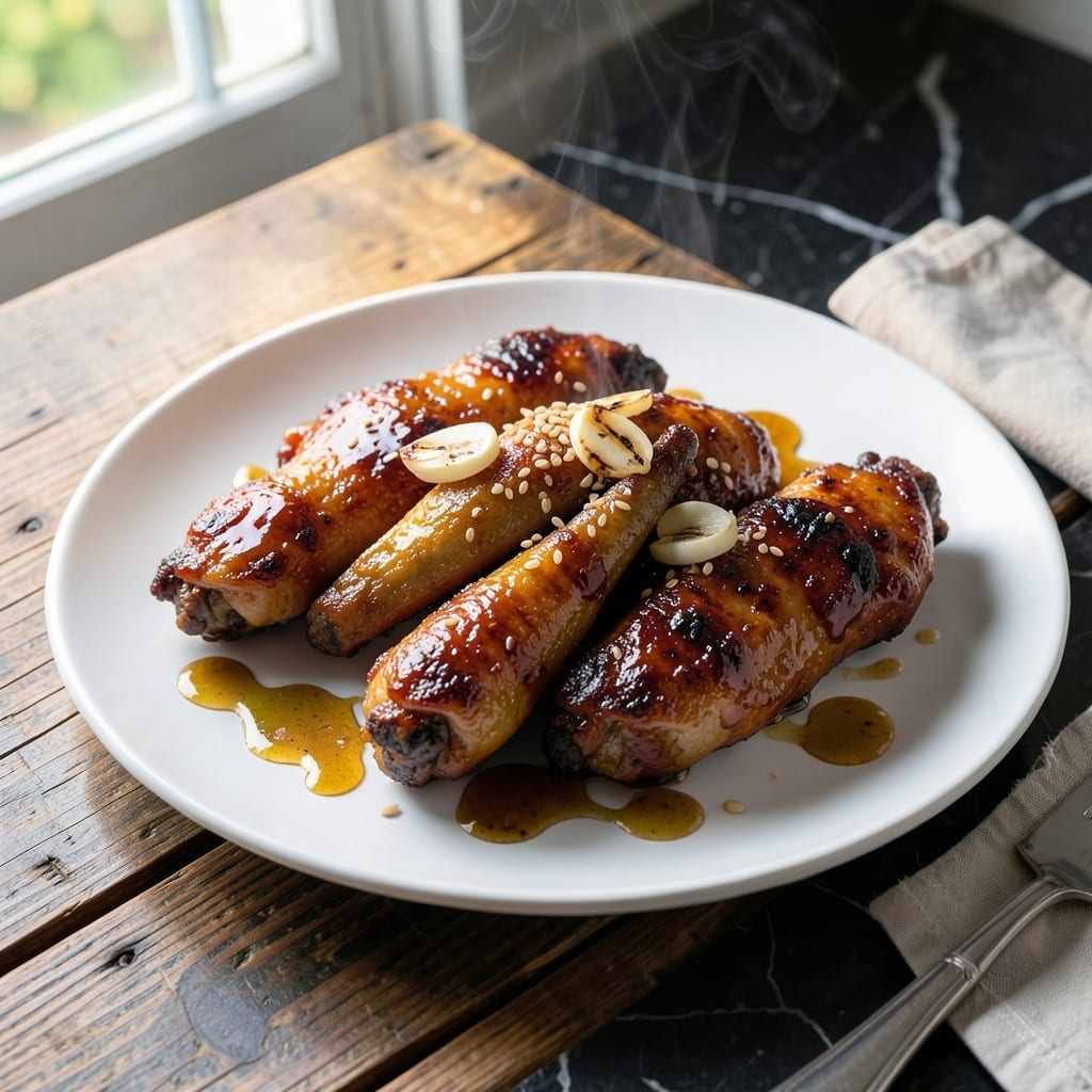 Sticky Chicken Recipe: Sweet Glaze With Garlicky Depth