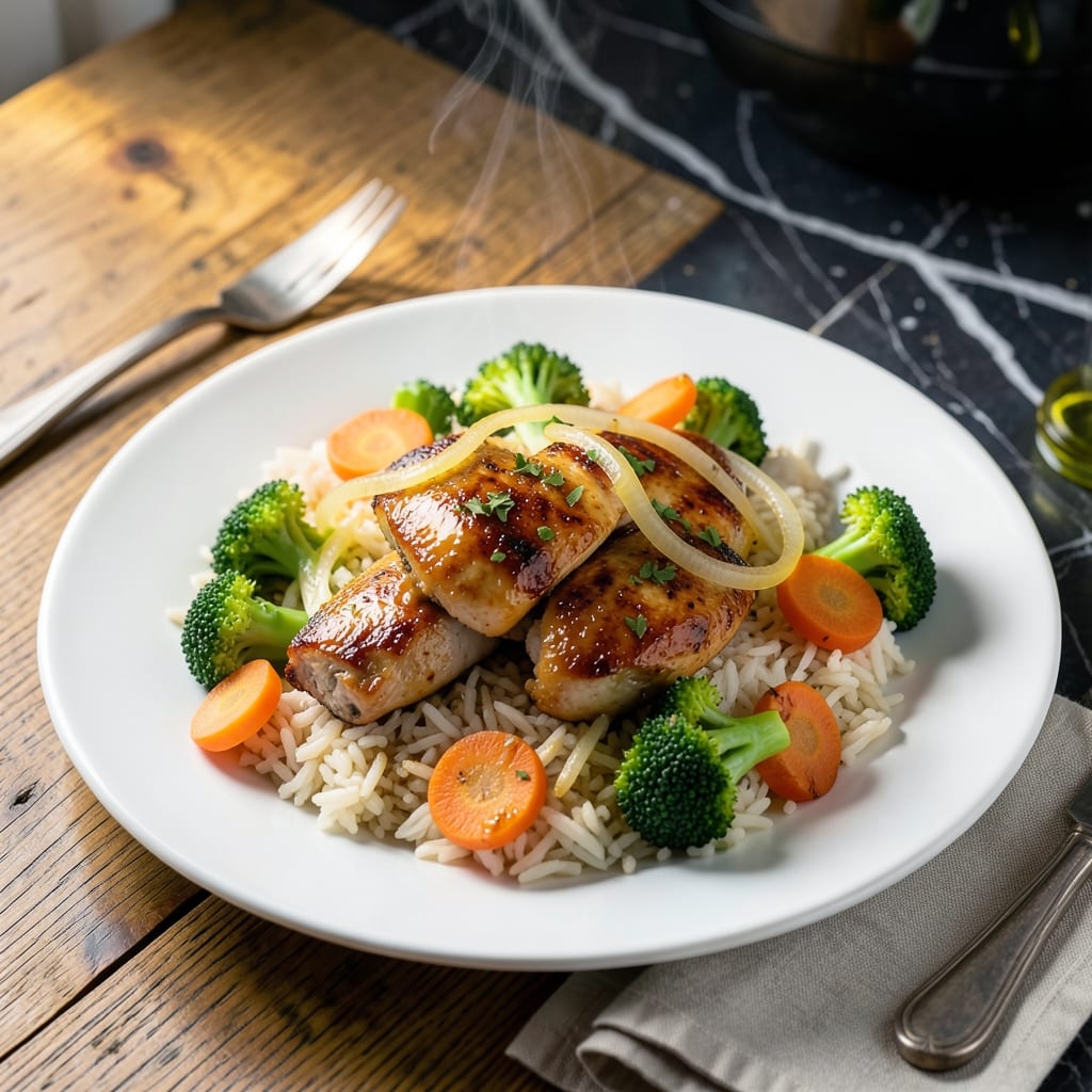 Instant Pot Chicken Rice and Veggies Recipe: One-Pot Weeknight Feast