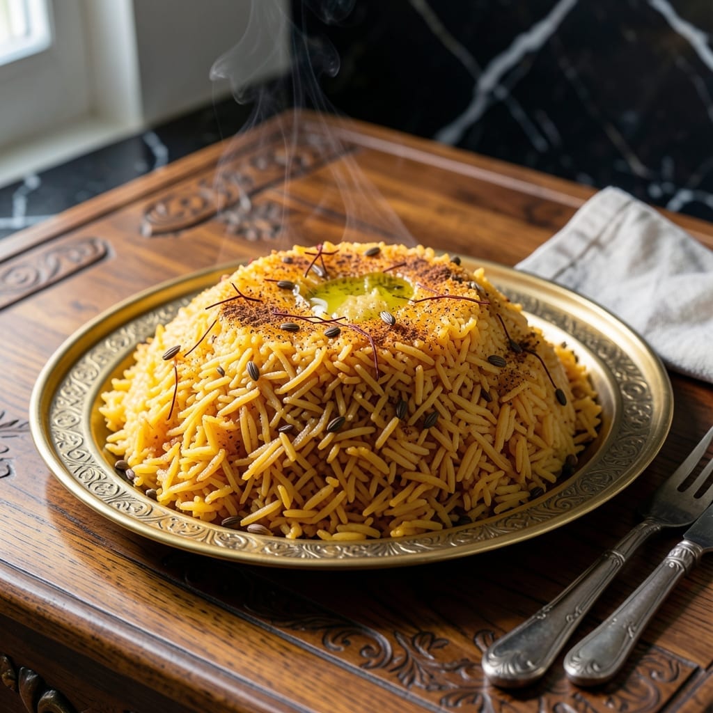Iraqi Saffron Rice Recipe: Golden Aromatic Grains With Middle Eastern Spice