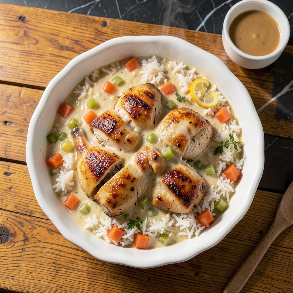Lipton Onion Soup Chicken and Rice Casserole Recipe: Nostalgic Comfort in One Pan