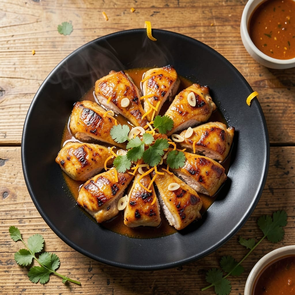 Grilled Orange Chicken Recipe: Zesty Citrus Glaze With Char Marks Grilled Orange Chicken Recipe: Zesty Citrus Glaze With Char Marks
