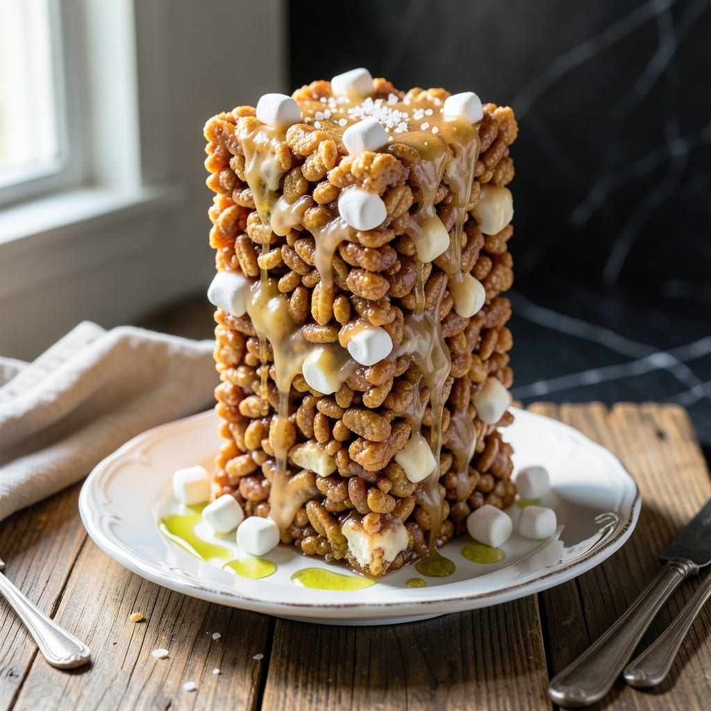 Giant Rice Krispie Treat Recipe: Thick Cut Slabs of Buttery Crunch Giant Rice Krispie Treat Recipe: Thick Cut Slabs of Buttery Crunch