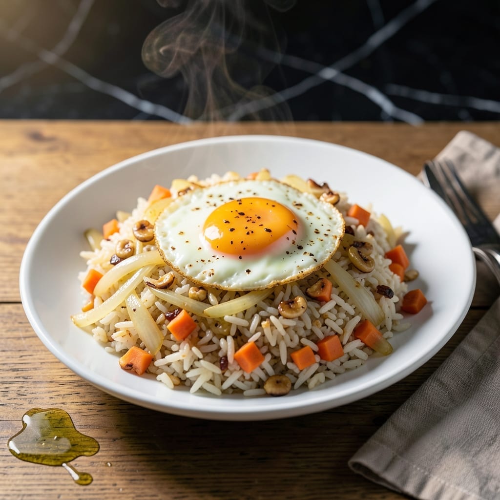 Hibachi Garlic Fried Rice Recipe: Teppanyaki-Style Wok Magic