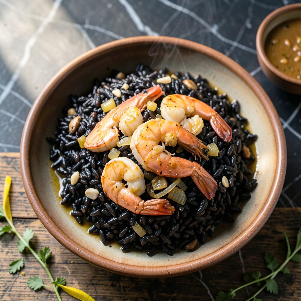 Haitian Black Rice Recipe With Shrimp: Authentic Diri Ak Djon Djon Tradition