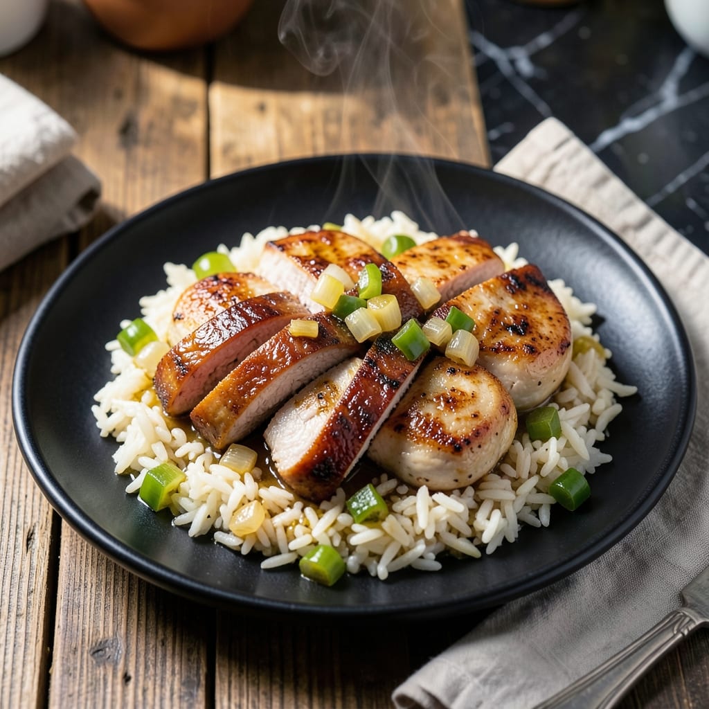 Chicken Smoked Sausage and Rice Recipe: Smoky Andouille One-Pot Meal Chicken Smoked Sausage and Rice Recipe: Smoky Andouille One-Pot Meal