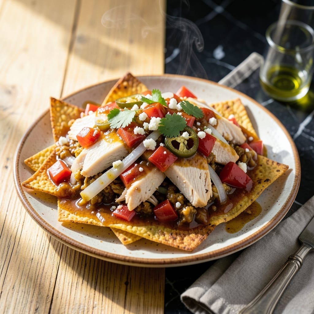 Chicken Chilaquiles Recipe: Crispy Tortillas in Spicy Tomato Sauce Chicken Chilaquiles Recipe: Crispy Tortillas in Spicy Tomato Sauce