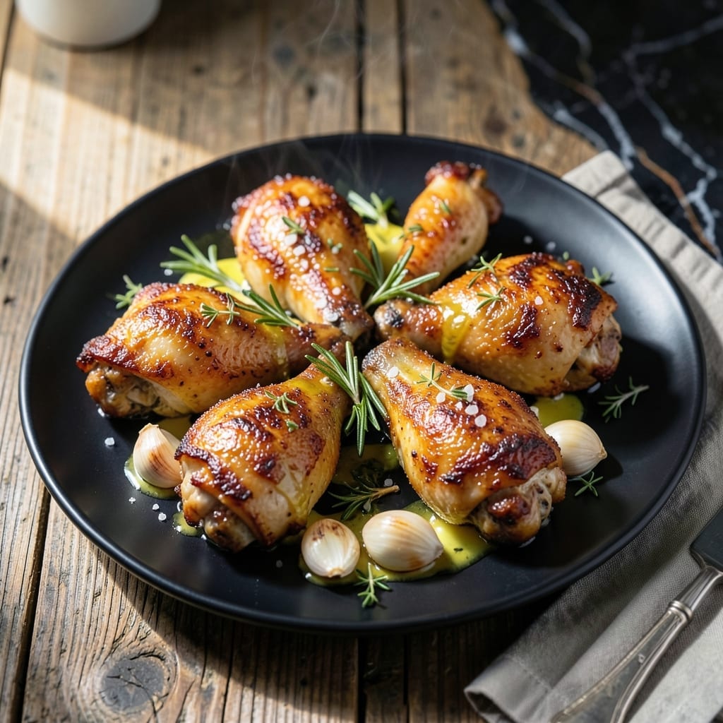 Keto Chicken Legs Recipe: Oven-Baked Crispy Skin with Garlic Butter