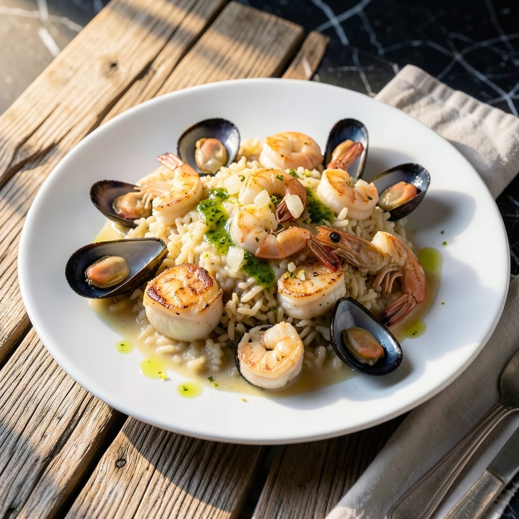 Seafood Rice Recipe: Briny Depth Over Fluffy Grains Seafood Rice Recipe: Briny Depth Over Fluffy Grains