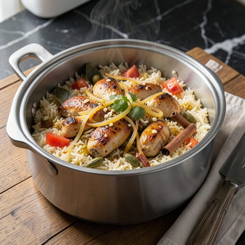 Chicken Pulao Recipe in Rice Cooker: Hands-Off Fragrant One-Pot Meal