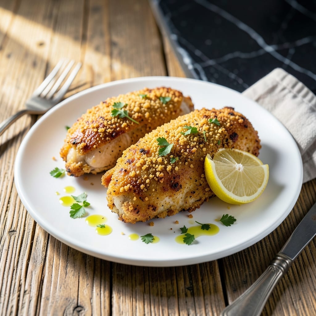 Bread Crumbed Chicken Recipe: Golden Crust With Tender Bite