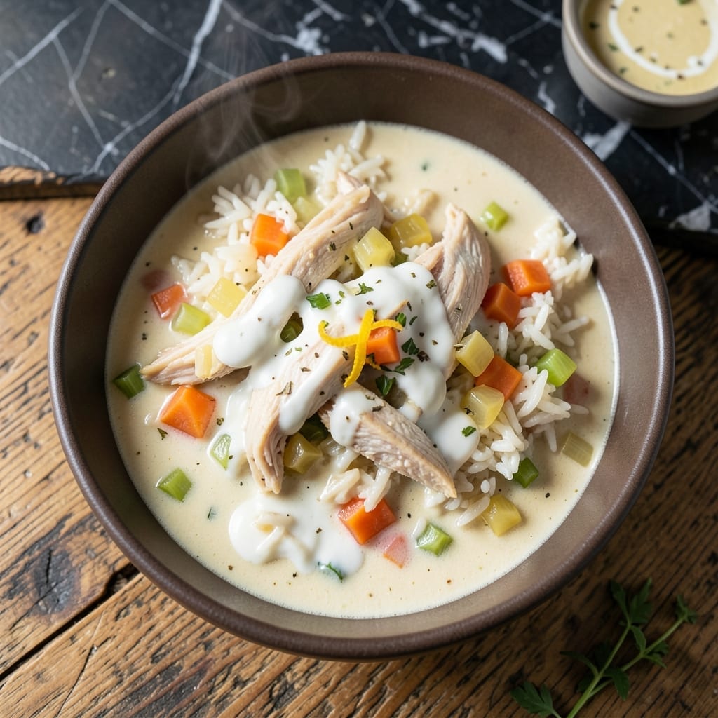 Ranch Chicken and Rice Soup Recipe: Creamy Herbed Comfort Bowl