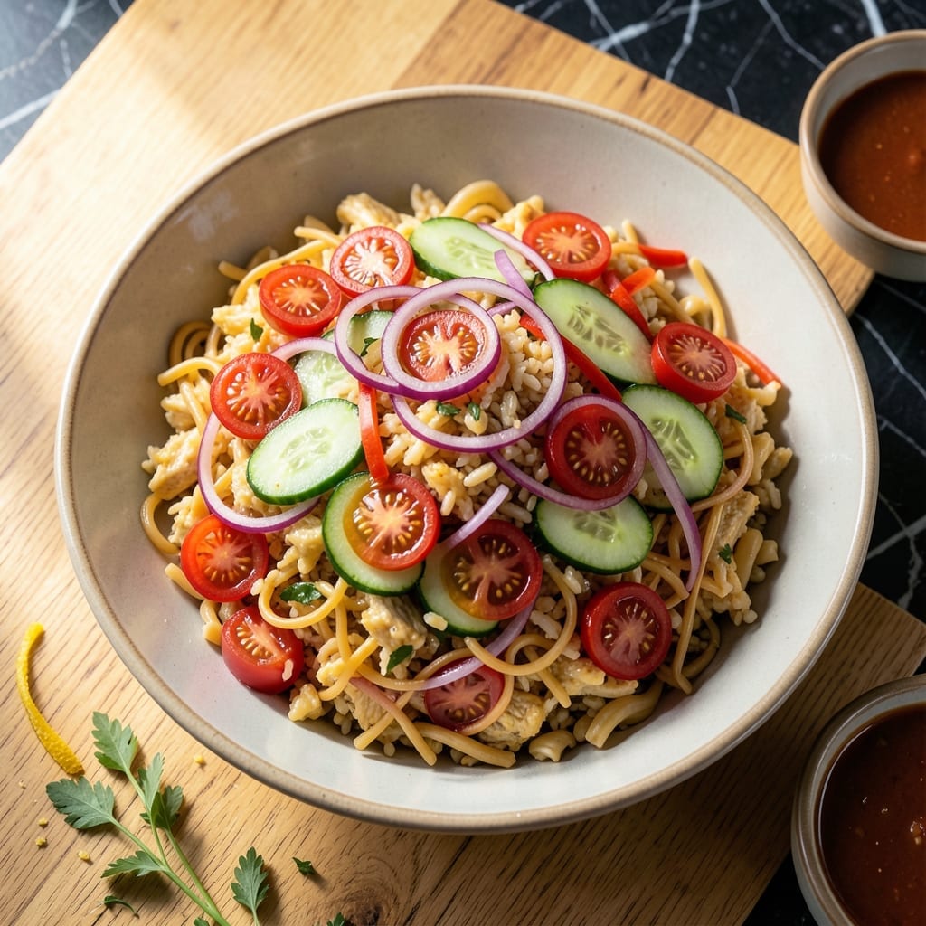 Rice a Roni Salad Recipe: Zesty Pasta and Veggie Medley Rice a Roni Salad Recipe: Zesty Pasta and Veggie Medley