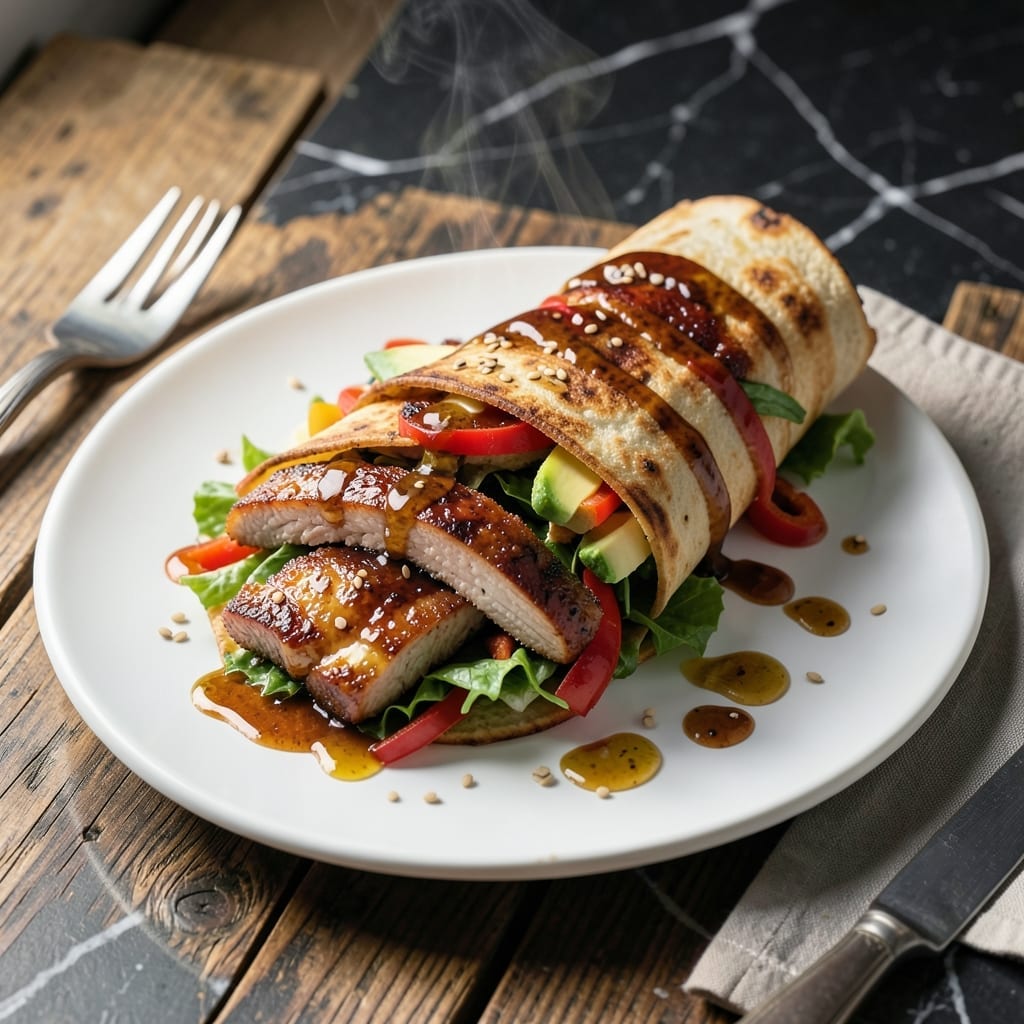 Teriyaki Chicken Wrap Recipe: Sweet and Savory Portable Meal
