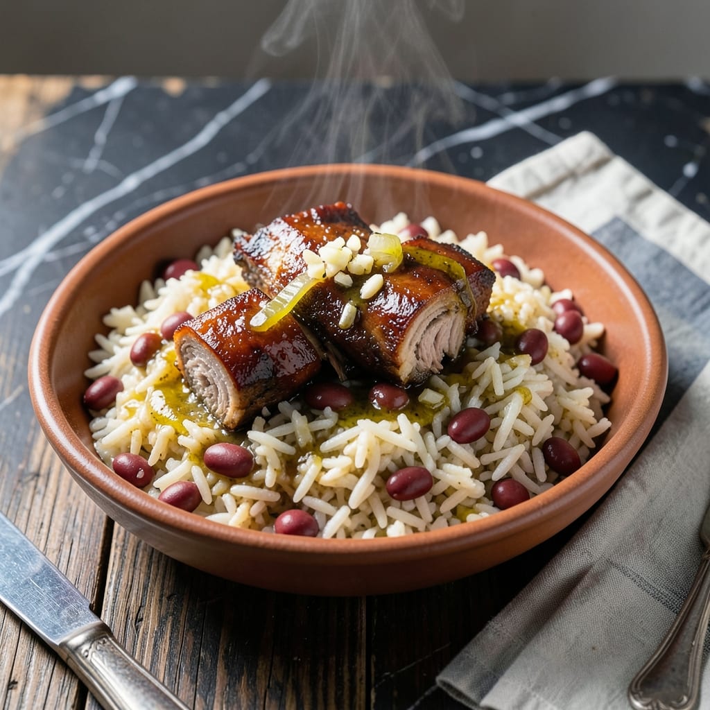 Oxtail Rice and Peas Recipe: Jamaican Sunday Dinner Tradition Oxtail Rice and Peas Recipe: Jamaican Sunday Dinner Tradition