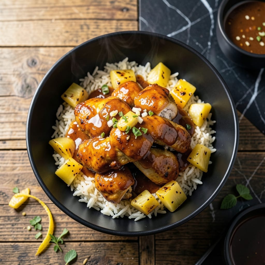 Pineapple Chicken Bowl Recipe: Tropical Twist on Weeknight Dinner