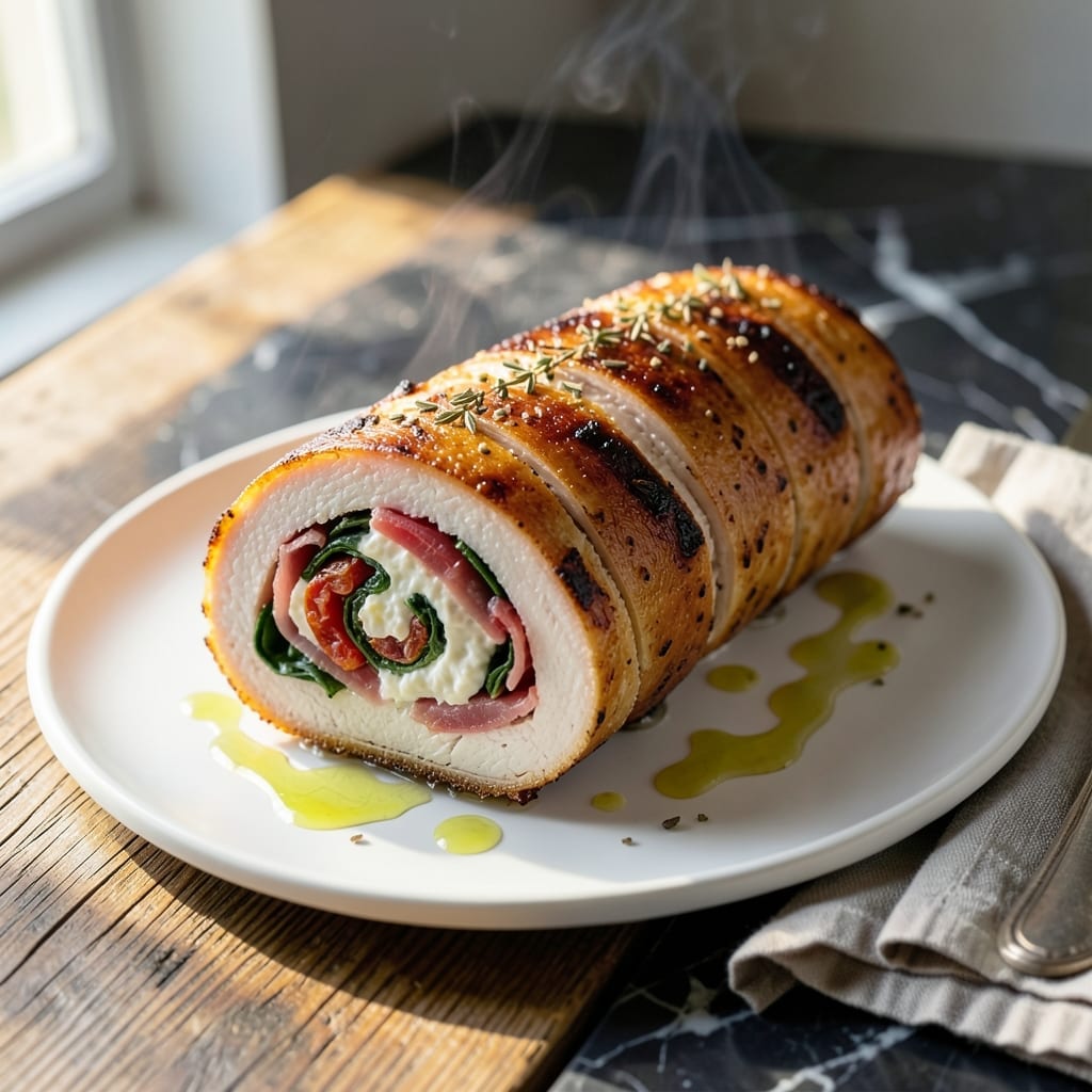 Chicken Bologna Recipe: Italian-Style Roll With Savory Surprises