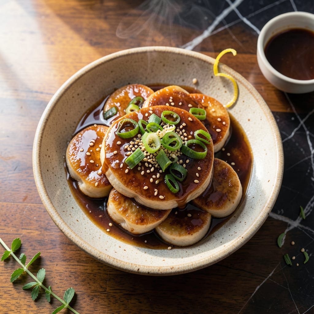 Korean Flat Rice Cake Recipe: Chewy Stir-Fry with Sweet Soy Glaze Korean Flat Rice Cake Recipe: Chewy Stir-Fry with Sweet Soy Glaze