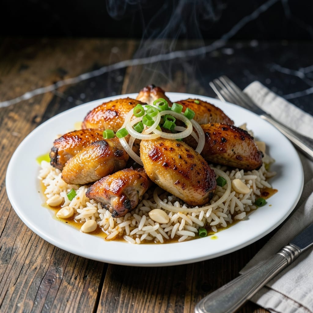Chicken Wings and Rice Crockpot Recipe: Slow-Cooked Flavor Fusion