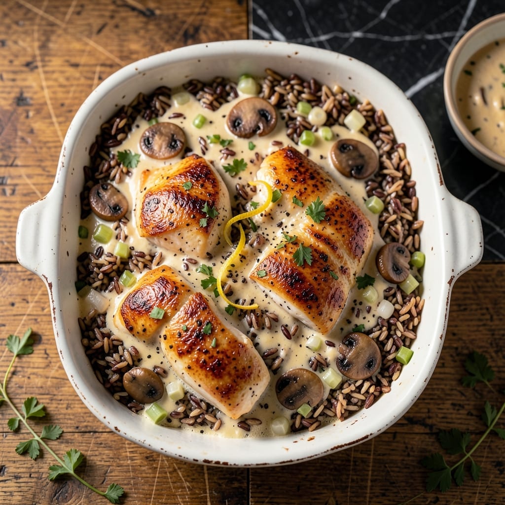 Paula Deen's Chicken and Wild Rice Casserole Recipe: Southern-Style Creamy Bake