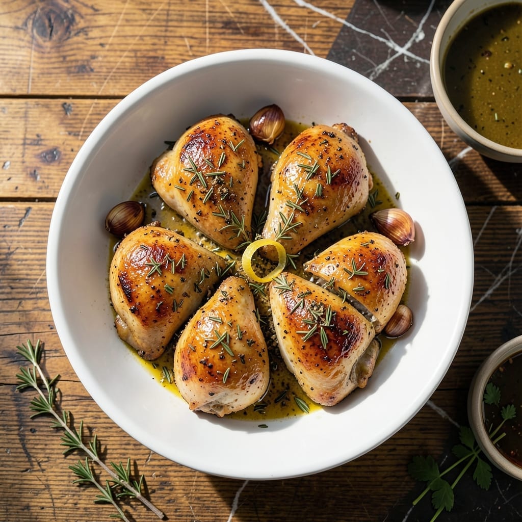 Baked Chicken Recipe: Oven-Roasted Juiciness With Herb Crust
