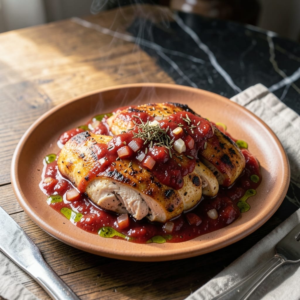 Recipe For Chicken Marinara: Tomato-Braised Tender Chicken Recipe For Chicken Marinara: Tomato-Braised Tender Chicken