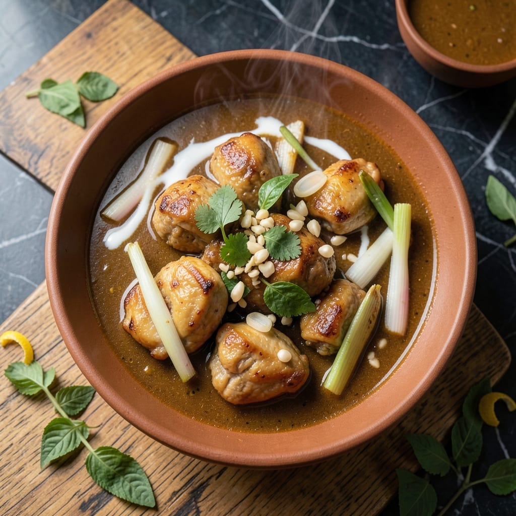 Khmer Chicken Curry Recipe: Fragrant Lemongrass and Coconut Harmony