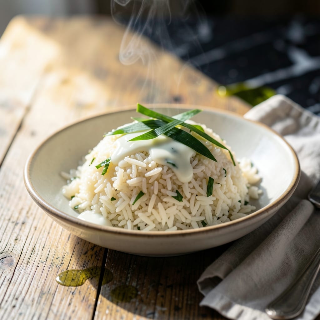 Malaysian Rice Recipe: Fragrant Coconut and Pandan Infusion