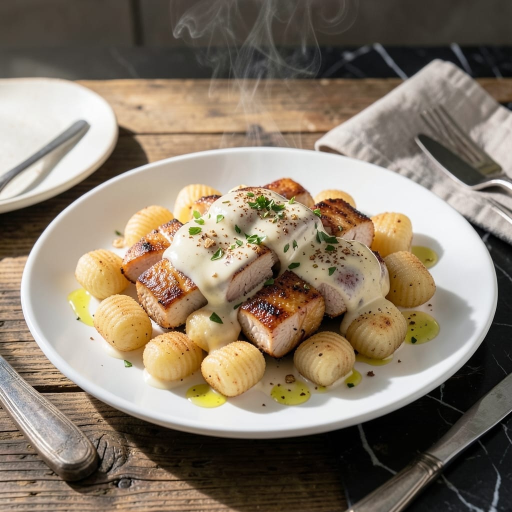 Chicken Gnocchi Recipe: Pillowy Dumplings in Creamy Sauce