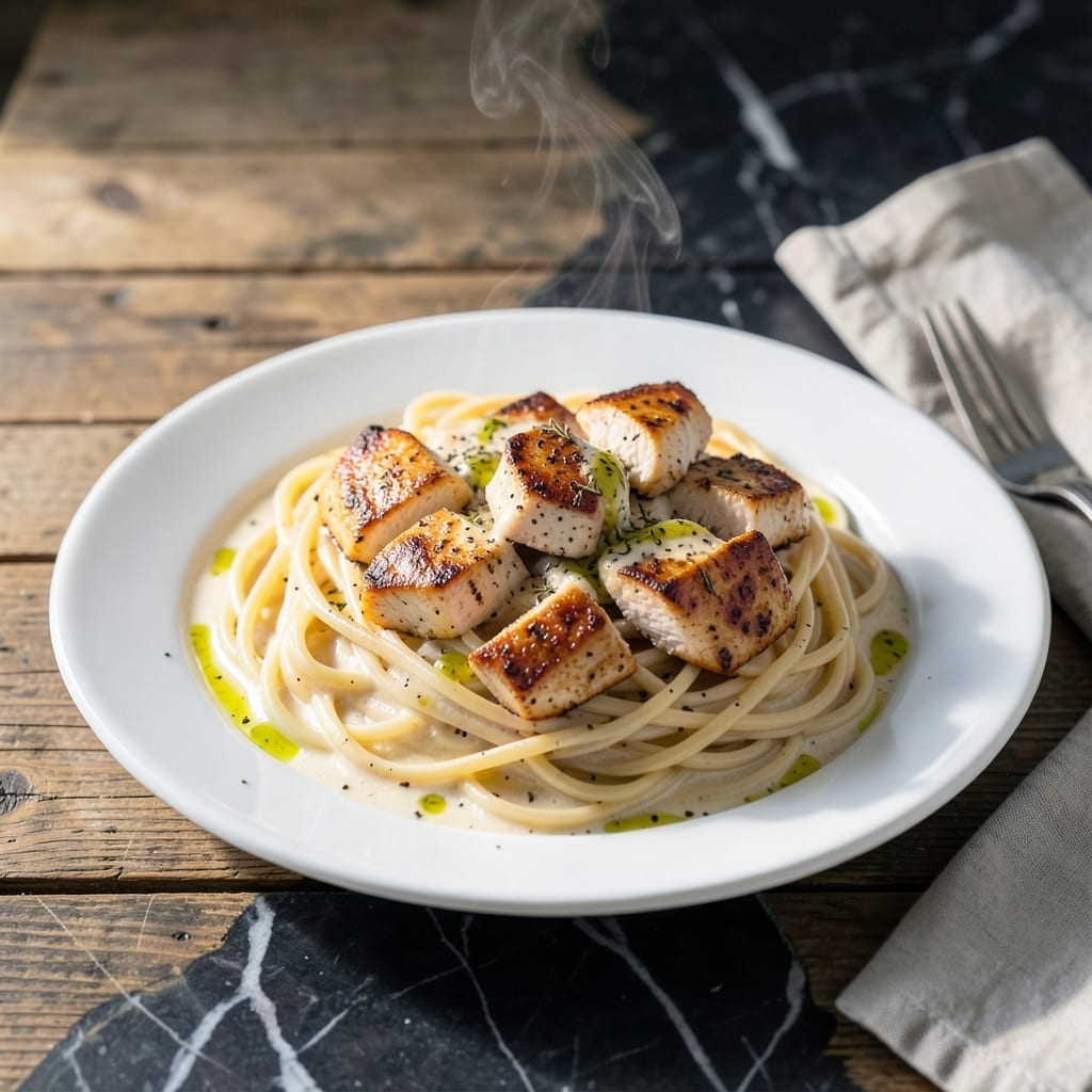 Chicken Spaghetti Recipe No Velveeta: Rich Cream Sauce From Scratch Chicken Spaghetti Recipe No Velveeta: Rich Cream Sauce From Scratch