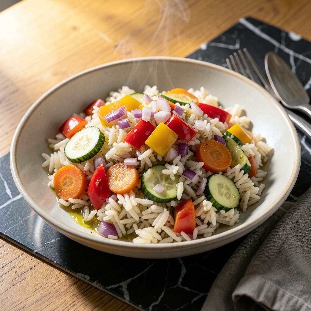 Garden Vegetable Rice Recipe: Vibrant One-Bowl Freshness Garden Vegetable Rice Recipe: Vibrant One-Bowl Freshness