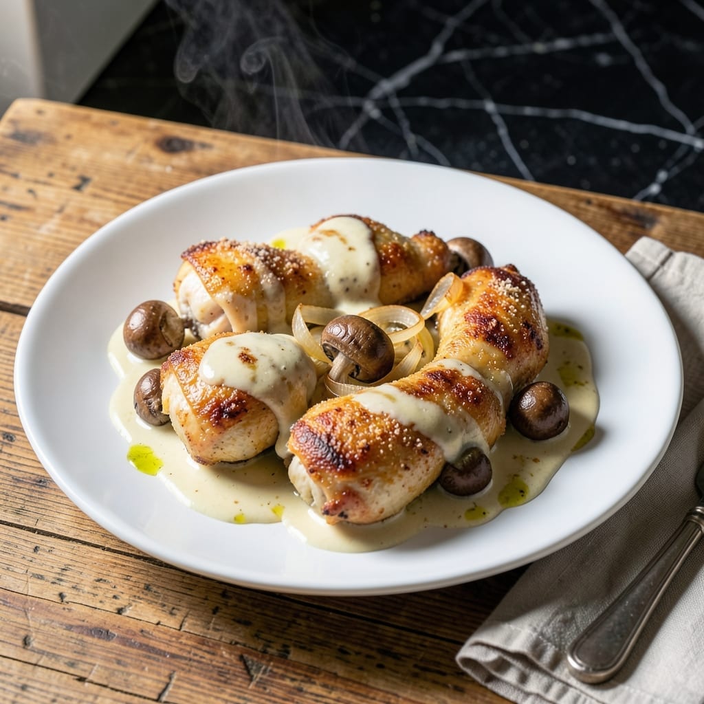 Chicken Fricassee Recipe: Classic French Stew With Mushrooms