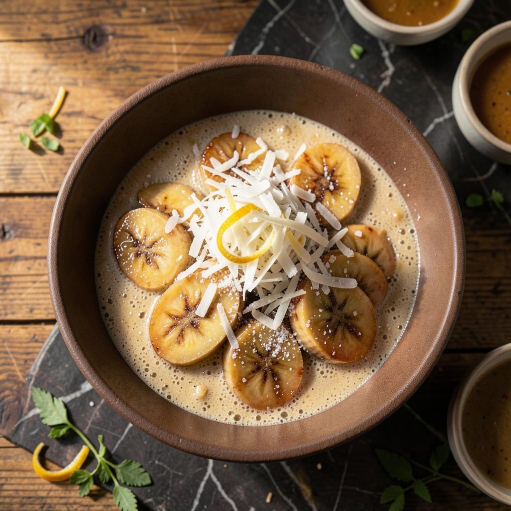 Glutinous Rice Flour Banana Recipe: Soft Bites With Coconut Swirl