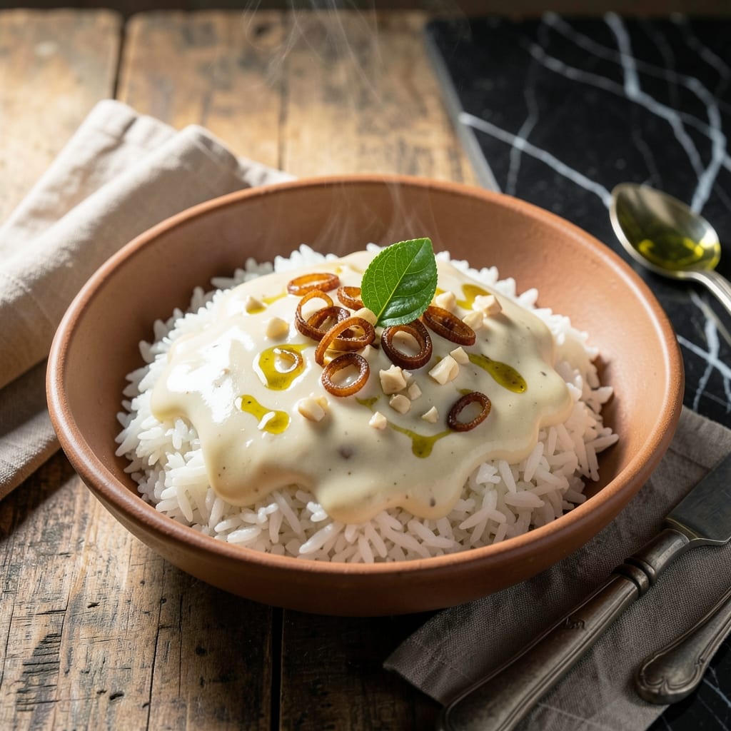 Ohm Rice Recipe: Fragrant Coconut Infusion With Crispy Shallots Ohm Rice Recipe: Fragrant Coconut Infusion With Crispy Shallots