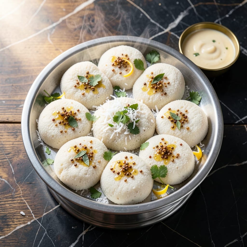 No Rice Idli Recipe: Steamed Semolina Delight