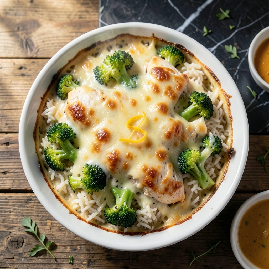 Chicken Broccoli Rice Casserole: Cheesy Bake With Golden Crust