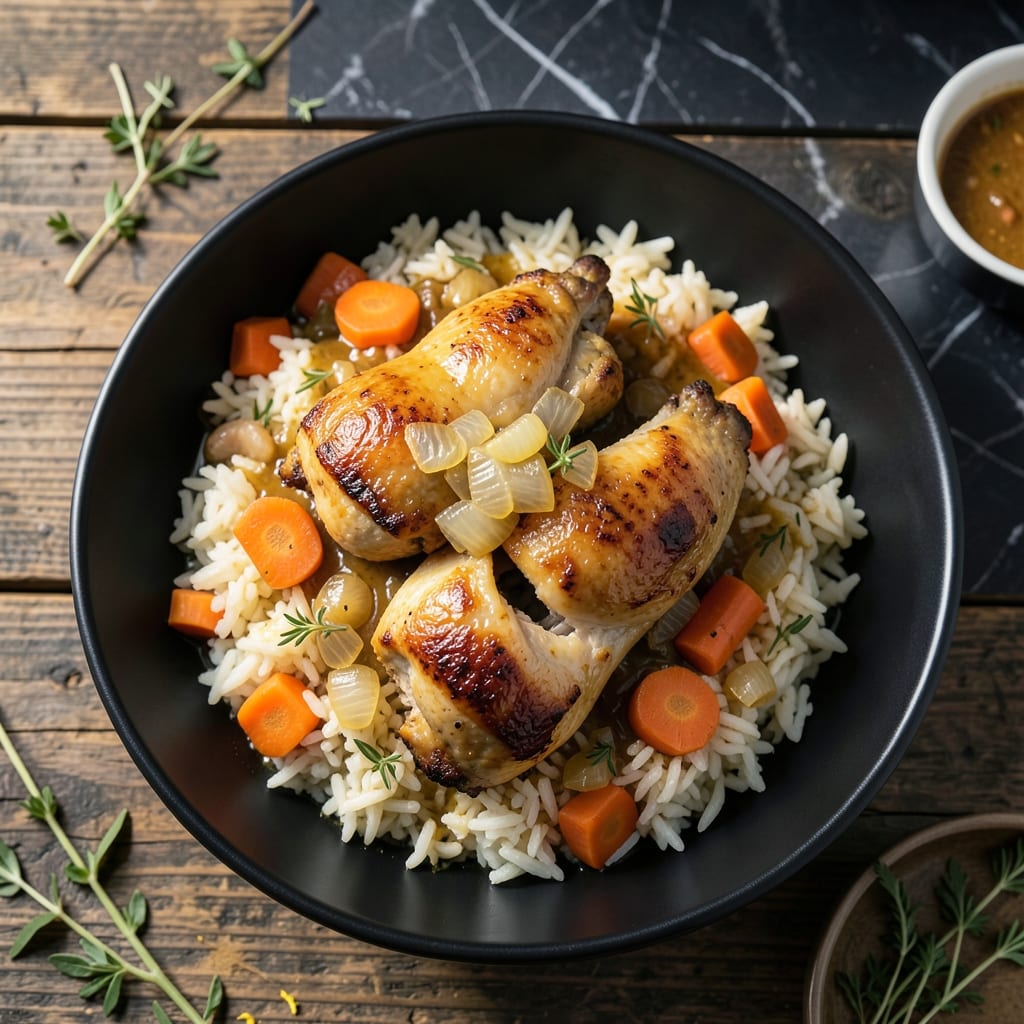 Stewed Chicken and Rice Recipe: Slow-Simmered One-Pot Comfort