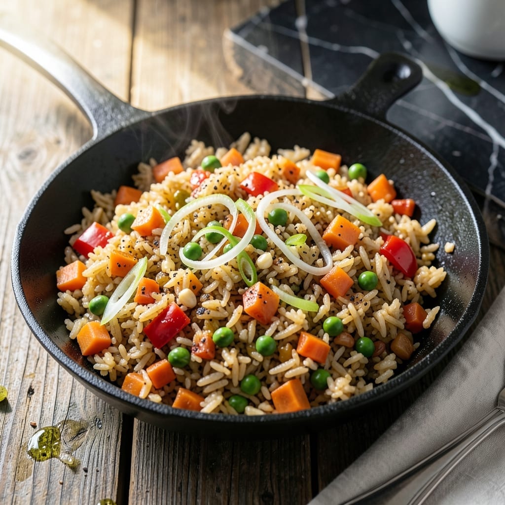 Homemade Vegetable Fried Rice Recipe: Wok-Tossed Garden Freshness Homemade Vegetable Fried Rice Recipe: Wok-Tossed Garden Freshness