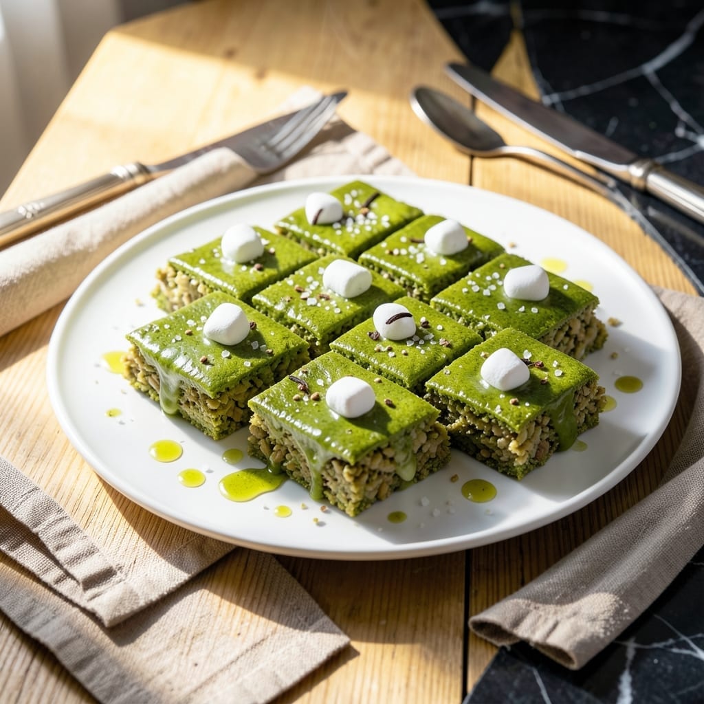 Green Rice Crispy Treats Recipe: Matcha-Infused Sweet and Crunchy Squares Green Rice Crispy Treats Recipe: Matcha-Infused Sweet and Crunchy Squares