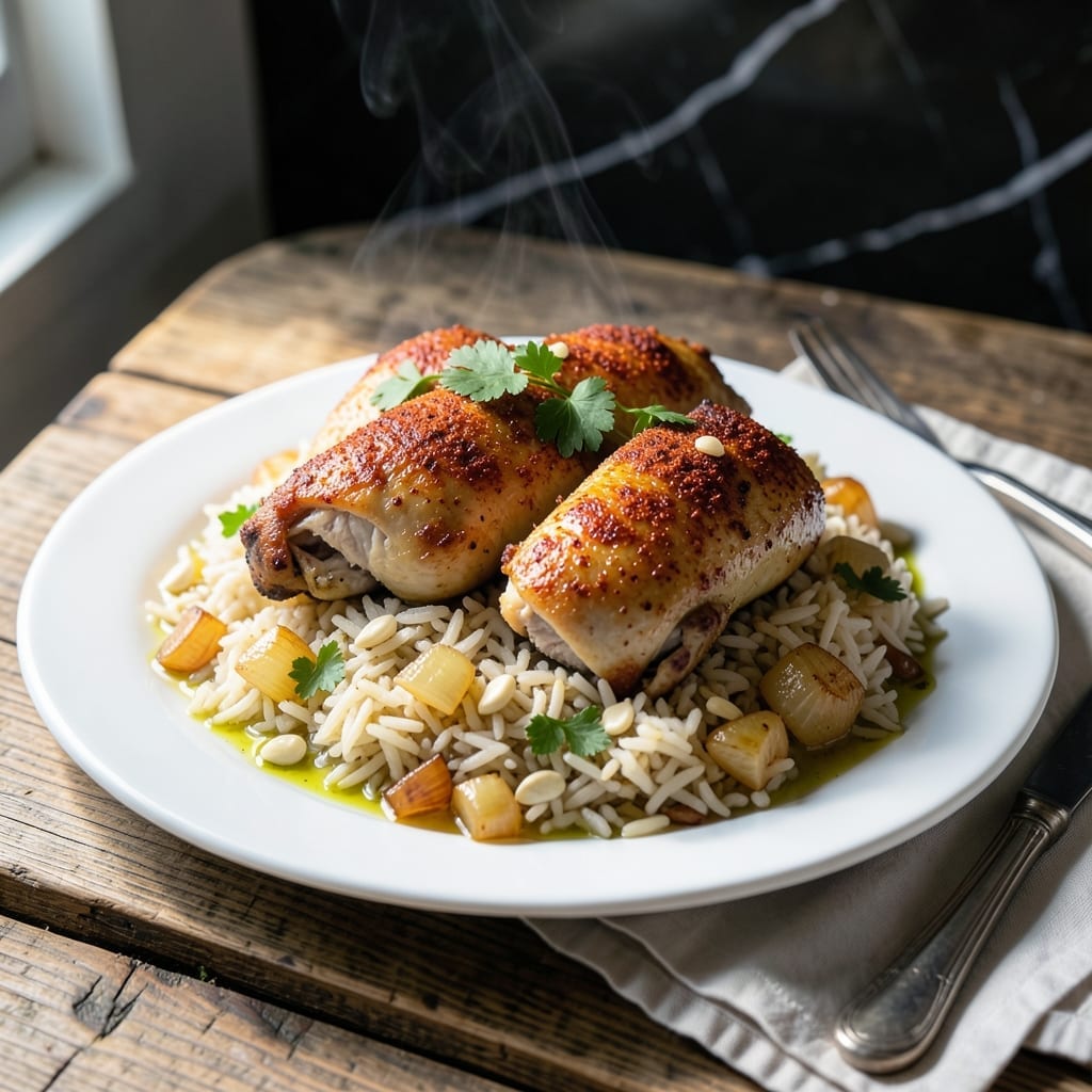 Ray Mack's Best Oven Baked Chicken and Rice Recipe: Golden Crust Over Fluffy Grains