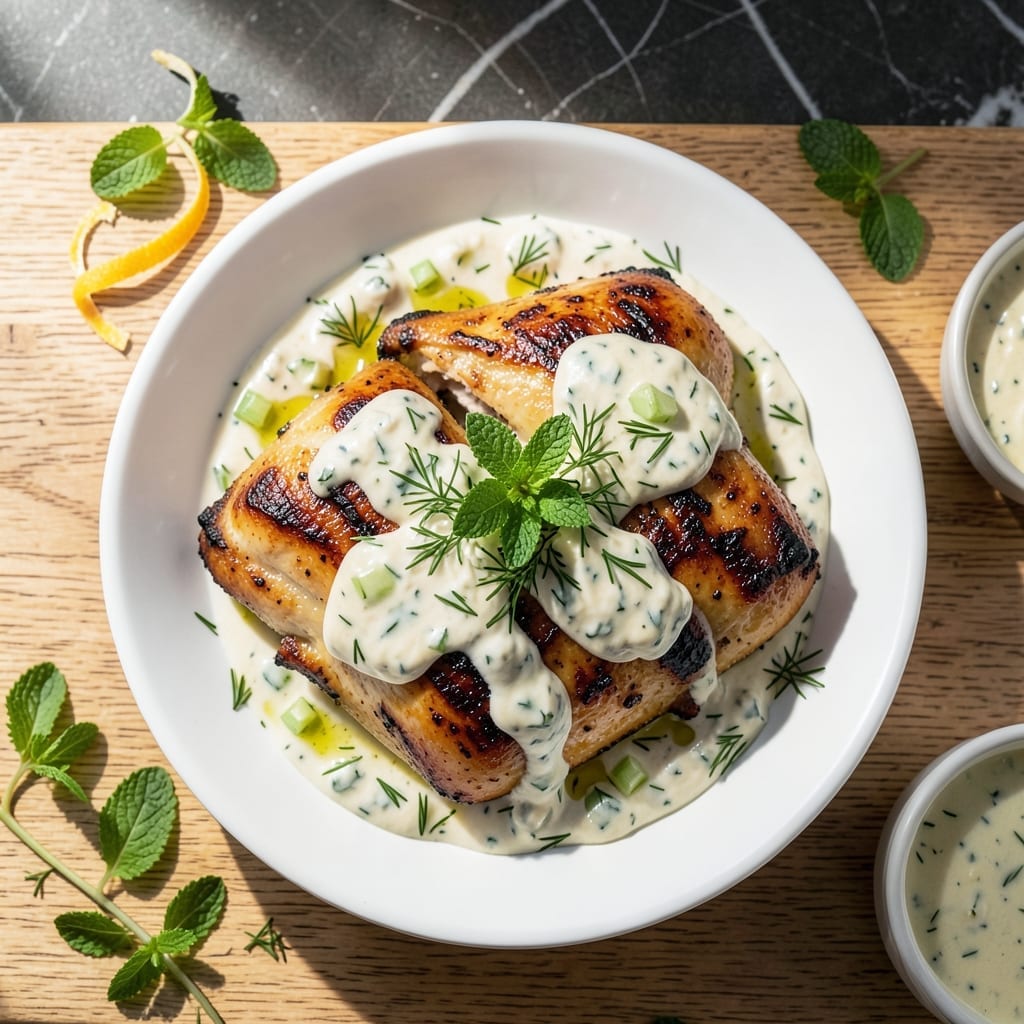 Tzatziki Chicken Recipe: Greek-Inspired Herbed Grill Tzatziki Chicken Recipe: Greek-Inspired Herbed Grill