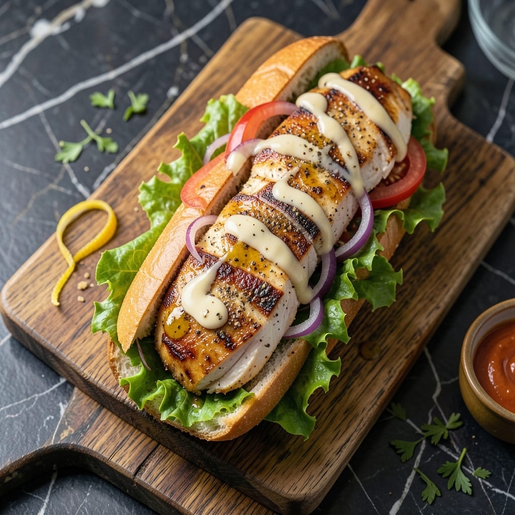 Chicken Submarine Recipe: Layered Italian Delight in a Roll