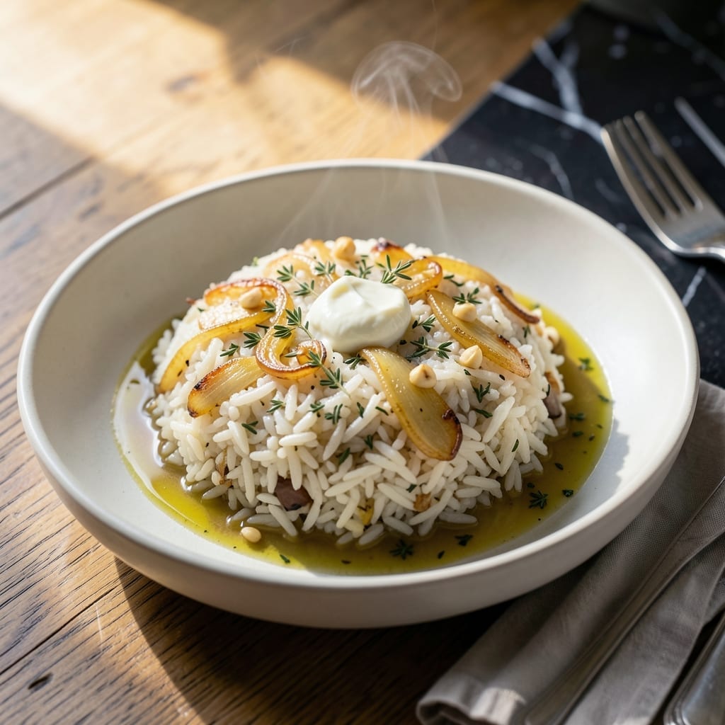Gluten Free Rice Pilaf Recipe: Nutty Toasted Grains With Herb Infusion