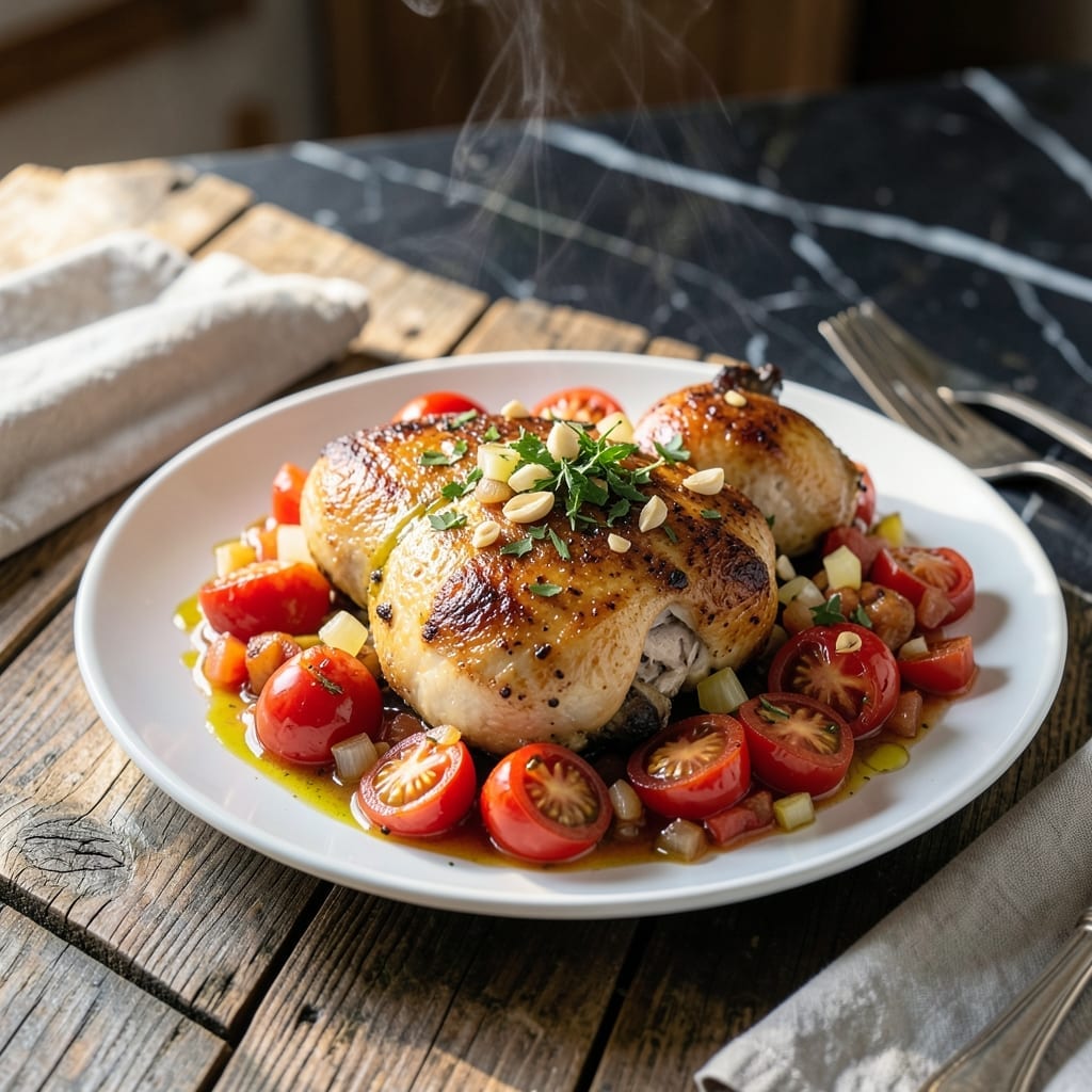 Chicken and Tomato Recipe Ideas: Mediterranean-Inspired One-Pan Meal Chicken and Tomato Recipe Ideas: Mediterranean-Inspired One-Pan Meal