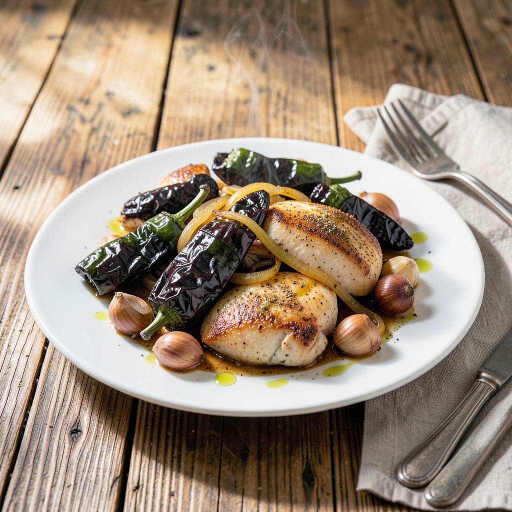 Chicken Chile Poblano Recipe: Smoky Roasted Peppers and Tender Chicken
