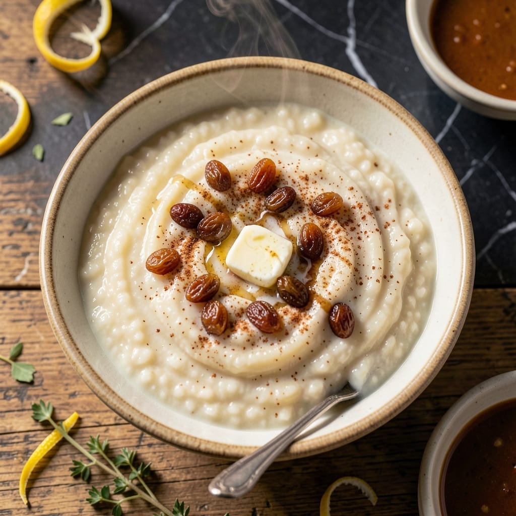 Recipe for Rice Pudding: Old-Fashioned Creamy Custard with Vanilla Recipe for Rice Pudding: Old-Fashioned Creamy Custard with Vanilla