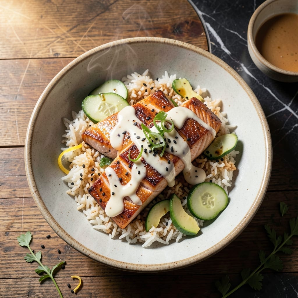 Emily Mariko's Salmon Rice Bowl Recipe: Viral TikTokMeal With Crispy Edges