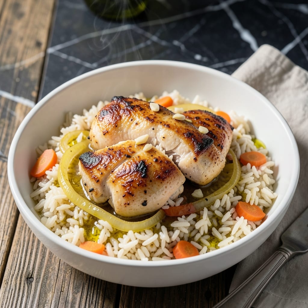 Chicken and Rice Crockpot Recipe No Cheese: Hands-Off Dinner with Fluffy Grains