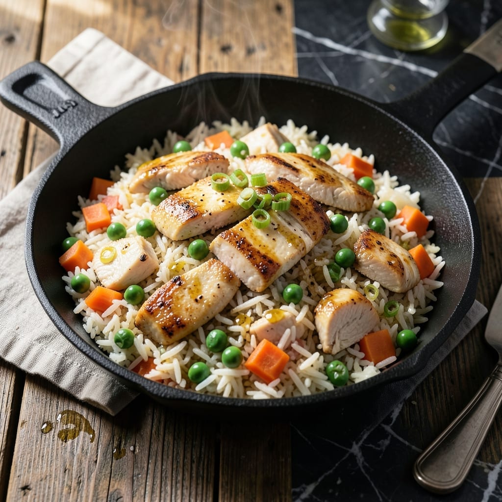 Fried Rice Recipe No Wok: Skillet-Style Savory Satisfaction